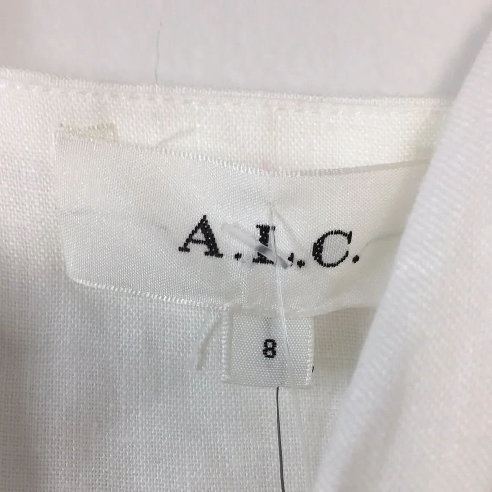 NWT A.L.C. Daniela Tie-Front Midi Dress - Picture 6 of 10